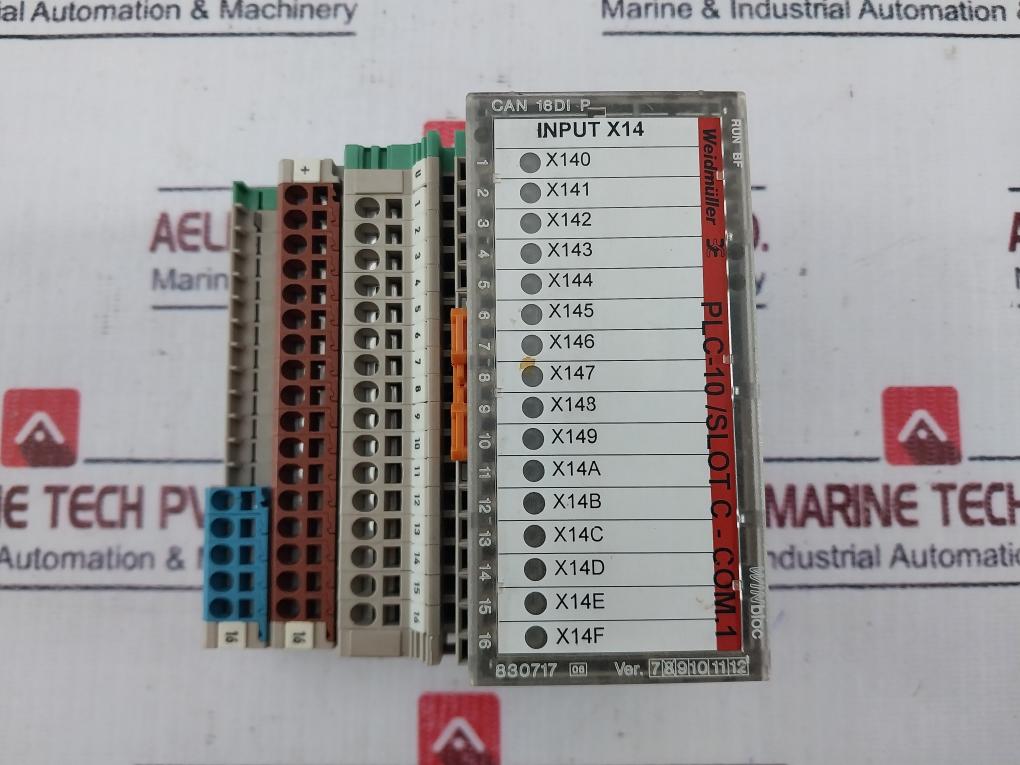 Weidmuller Zsb 1.5/16 S/+/- Base Module/Terminal Block Assembly