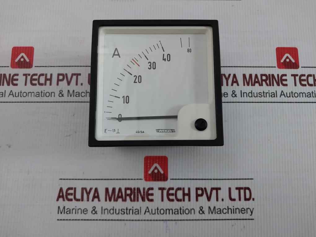 Weigel Ac Moving-iron Panel Ammeter Eq96Kl