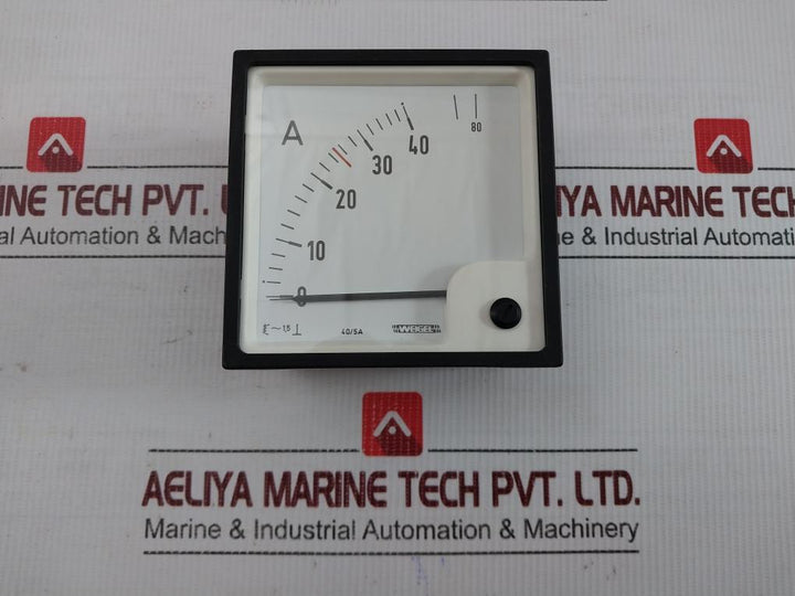 Weigel Ac Moving-iron Panel Ammeter Eq96Kl