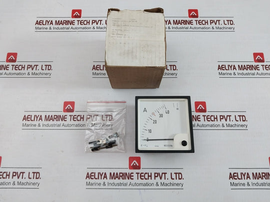 Weigel Ac Moving-iron Panel Ammeter Eq96Kl