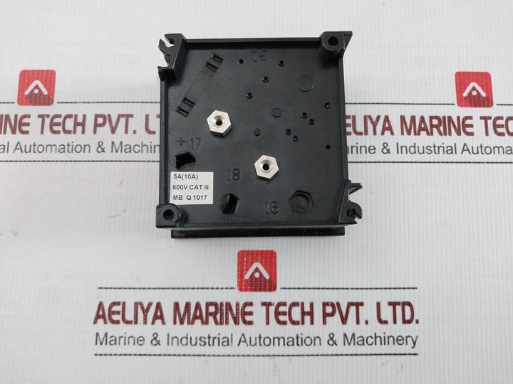 Weigel Ac Moving-iron Panel Ammeter Eq96Kl