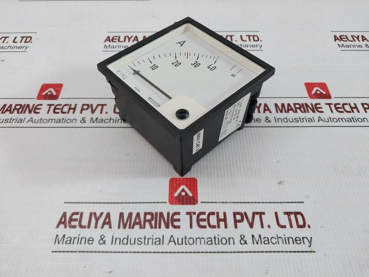 Weigel Ac Moving-iron Panel Ammeter Eq96Kl