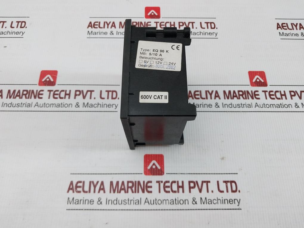 Weigel Ac Moving-iron Panel Ammeter Eq96Kl
