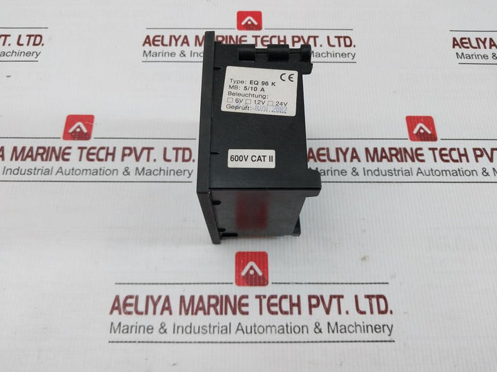 Weigel Ac Moving-iron Panel Ammeter Eq96Kl