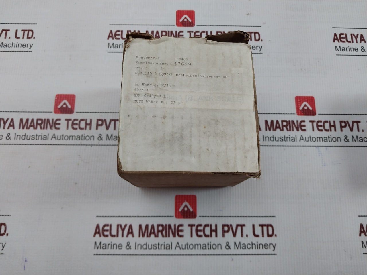 Weigel Ac Moving-iron Panel Ammeter Eq96Kl