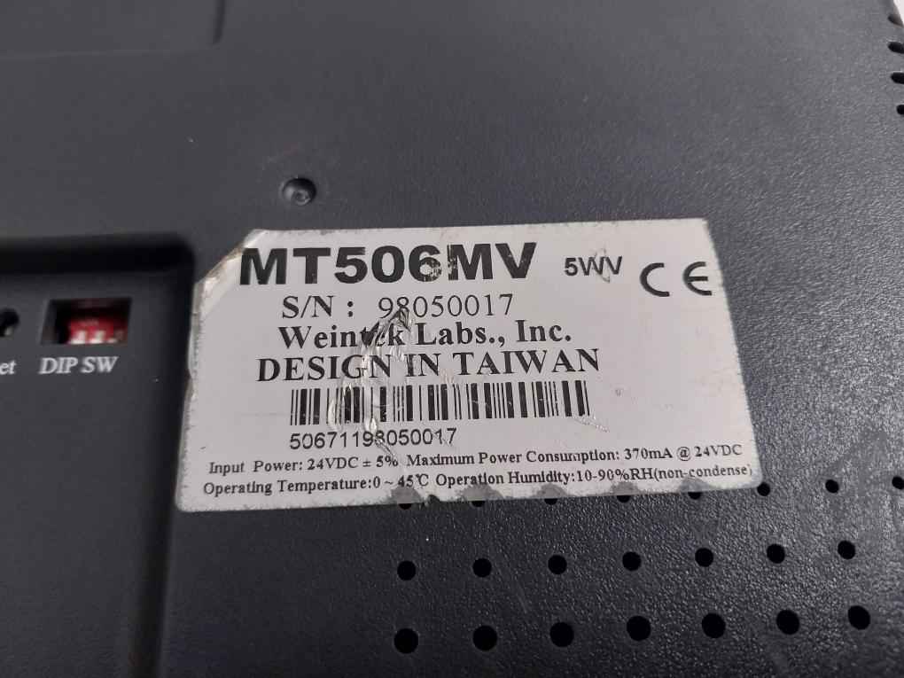 Weintek Mt506Mv Hmi Touch Screen Panel Display 0~45°C 10-90% 5Wv