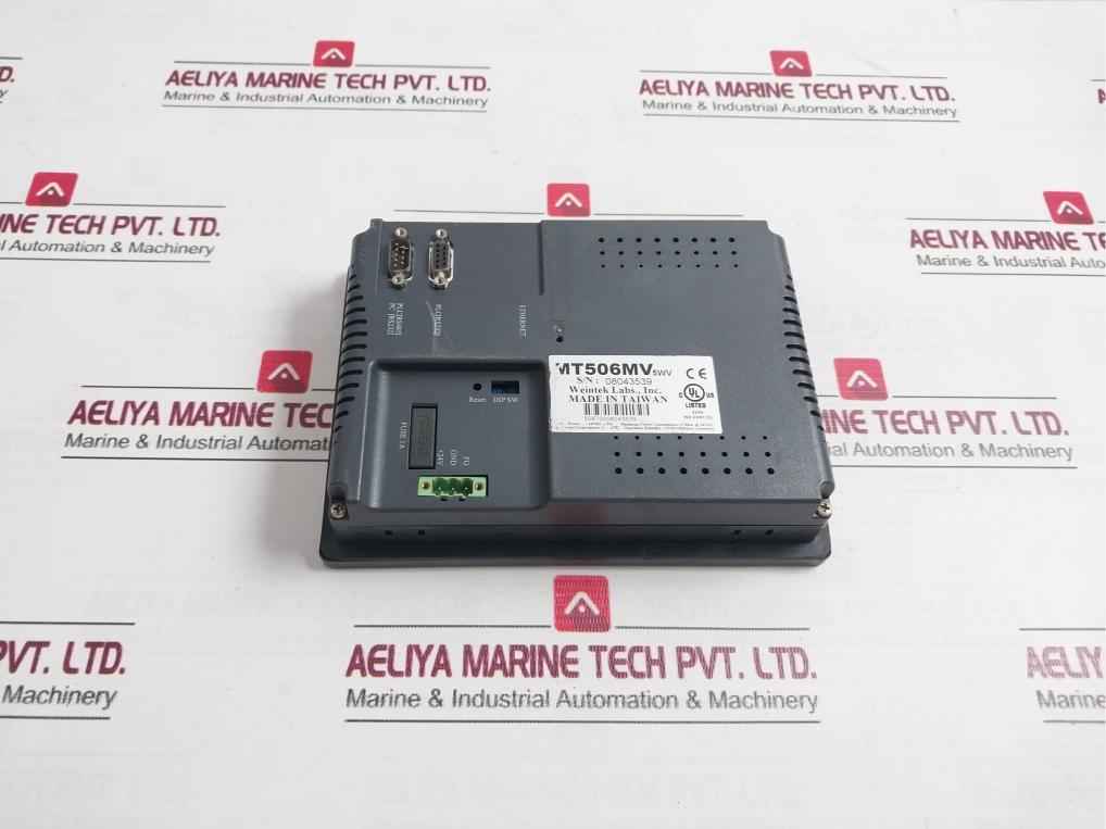 Weintek Mt506Mv Hmi Touch Screen Panel Display 10-90%Rh 370 Ma At 24Vdc