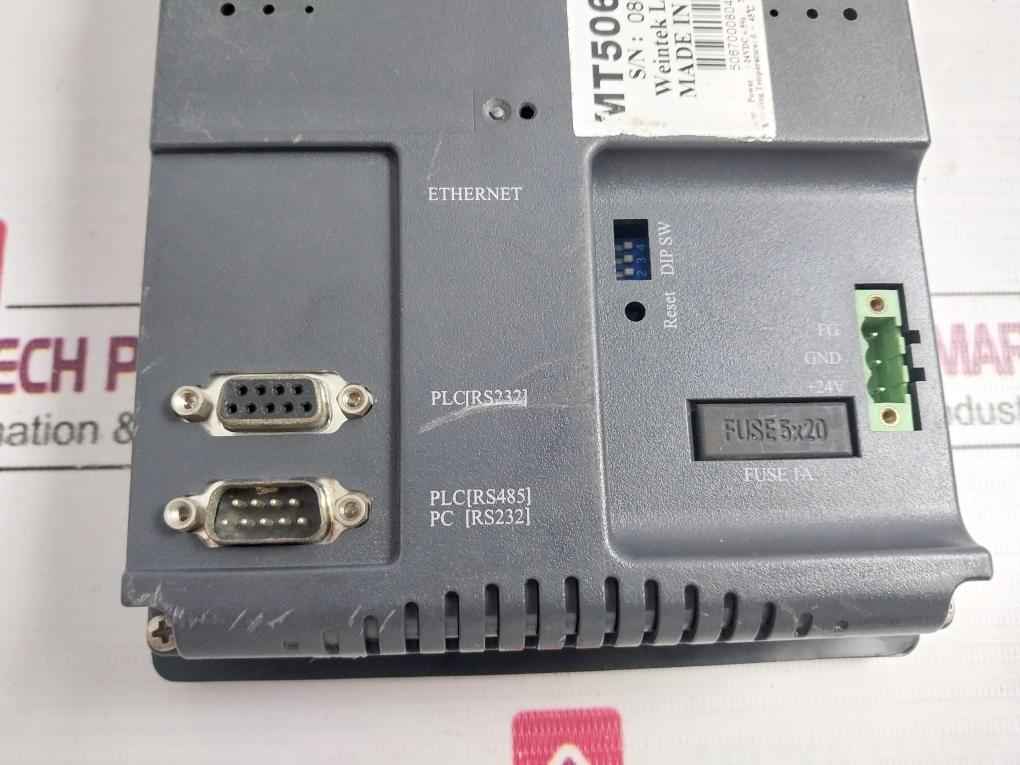 Weintek Mt506Mv Hmi Touch Screen Panel Display 10-90%Rh 370 Ma At 24Vdc