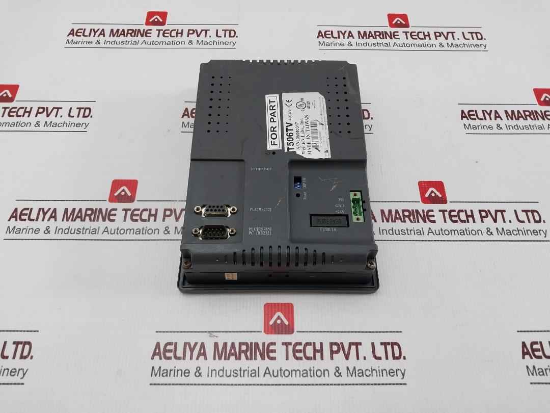 Weintek Mt506Tv Human Machine Interface W/ Display 24Vdc 0~45°C(Not Working)
