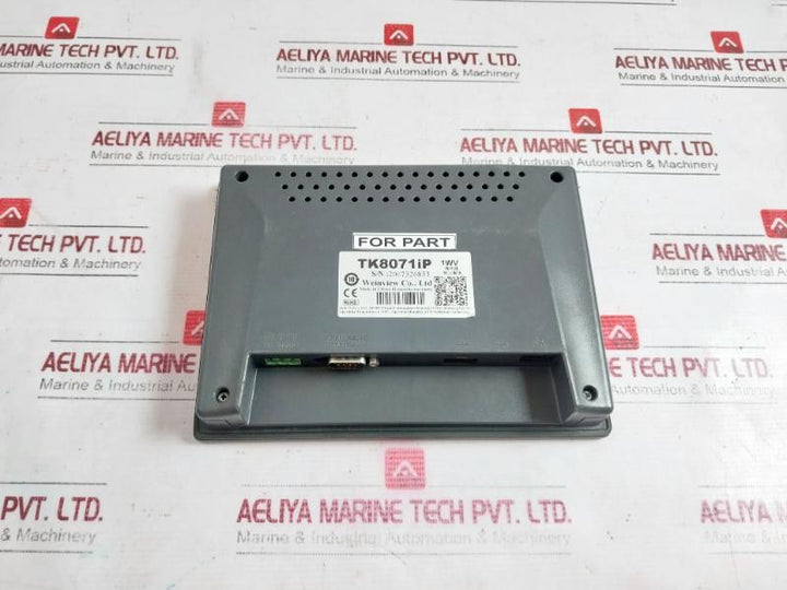 Weinview Tk8071Ip Hmi Display 10.5-28Vdc 300Ma At 24Vdc 0-50°C