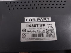 Weinview Tk8071Ip Hmi Display 10.5-28Vdc 300Ma At 24Vdc 0-50°C