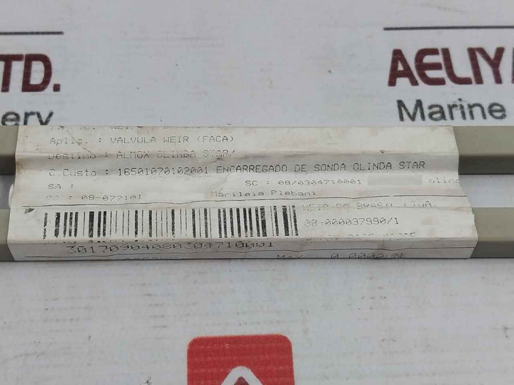 Weir W6A16004P04 Valve (Face) Component