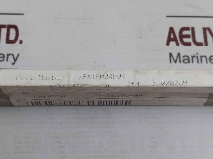 Weir W6A16004P04 Valve (Face) Component