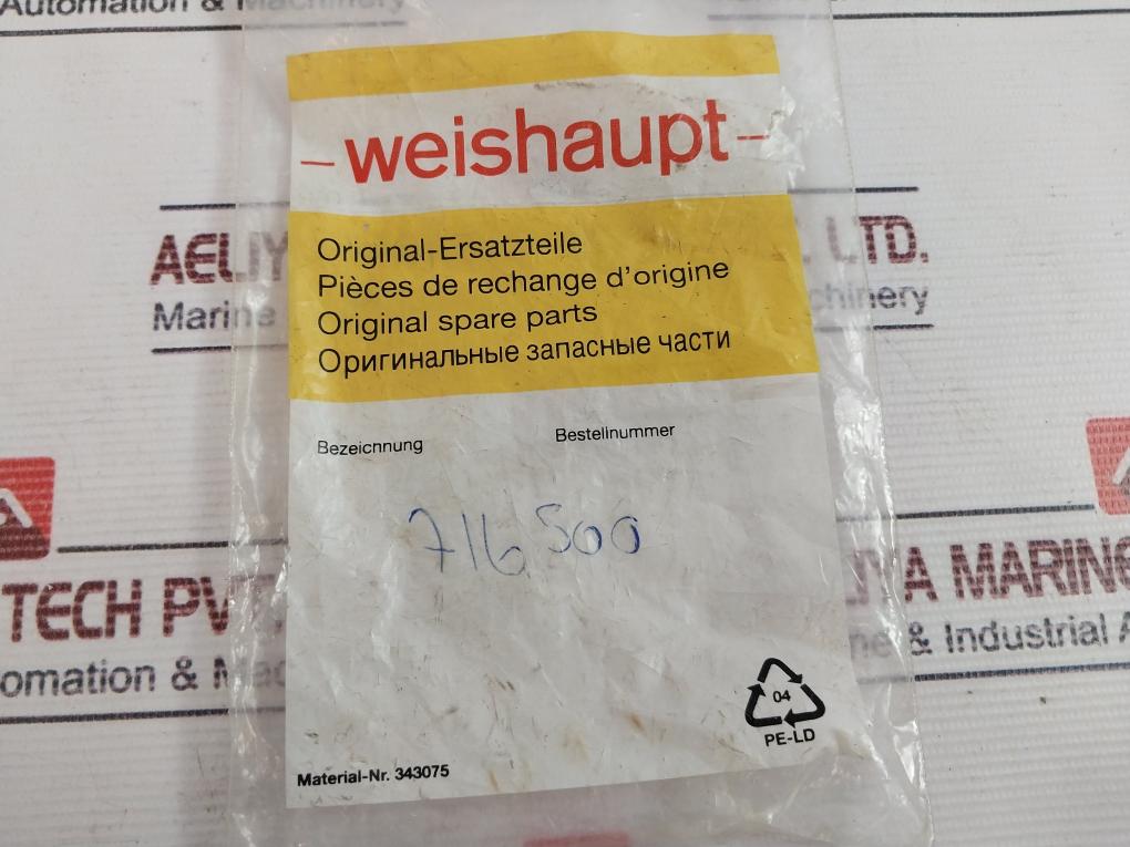 Weishaupt 716500 Ignition Plug Coupling
