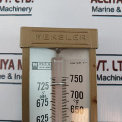 Weksler 50-750°f Thermometer 25-775 5°subd