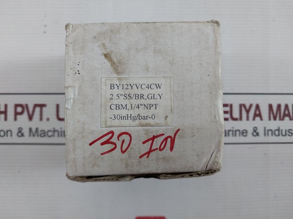 Weksler By12Yvc4Cw Stainless Steel Cased Liquid Filled Vacuum Gauge