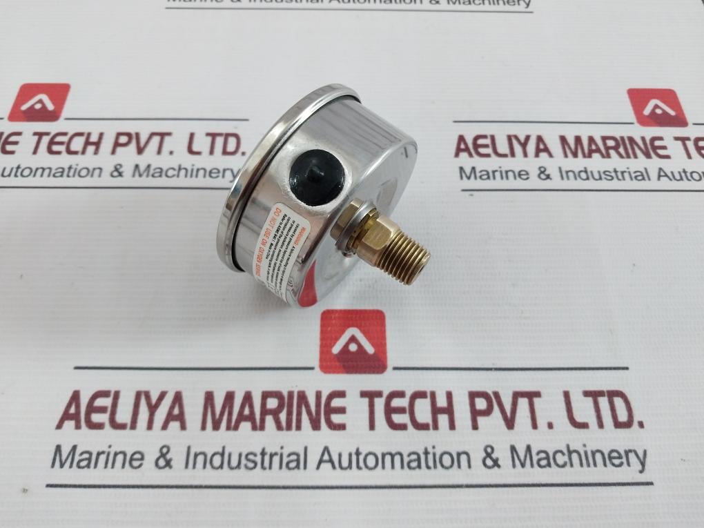 Weksler By12Yvc4Cw Stainless Steel Cased Liquid Filled Vacuum Gauge