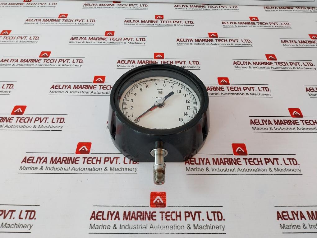 Weksler Instruments Gr2-8a-3s 0-15 Psig Stainless Steel Gauge 45-0/15