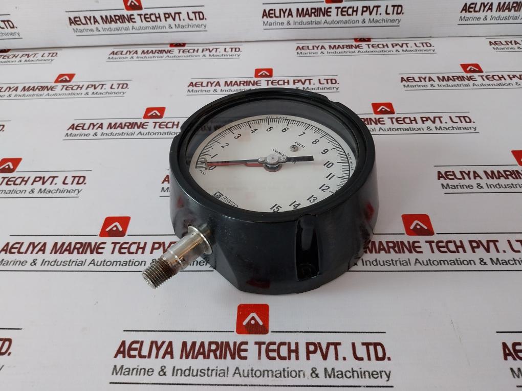 Weksler Instruments Gr2-8a-3s 0-15 Psig Stainless Steel Gauge 45-0/15