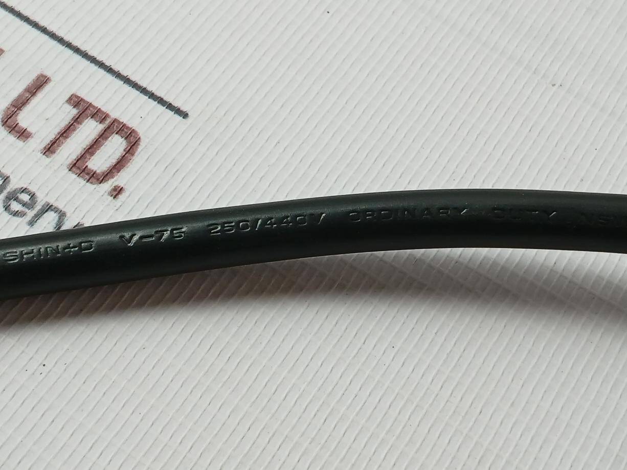 Well Shin H05Vv-f Power Cord 3G 1.0Mm2 Vde 250/440V 16A 250V Iemmequ, Ws-023