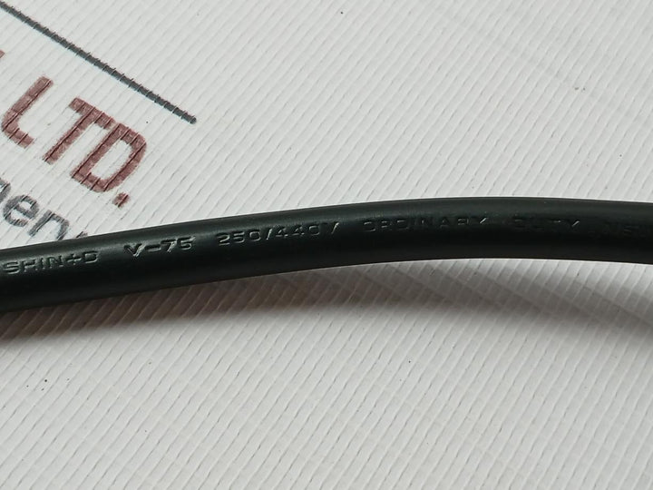 Well Shin H05Vv-f Power Cord 3G 1.0Mm2 Vde 250/440V 16A 250V Iemmequ, Ws-023