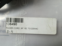 Well Shin H05Vv-f Power Cord 3G 1.0Mm2 Vde 250/440V 16A 250V Iemmequ, Ws-023