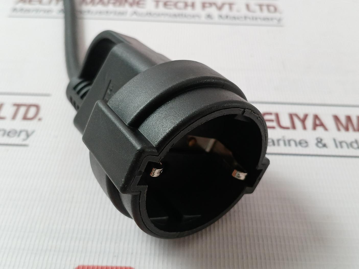 Well Shin H05Vv-f Power Cord 3G 1.0Mm2 Vde 250/440V 16A 250V Iemmequ, Ws-023