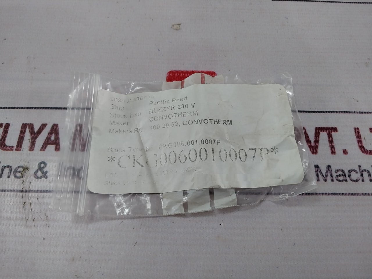 Werma 4003050 Buzzer 230V Amp Plug 6