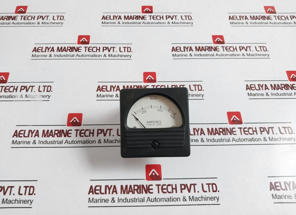 Weschler A-351 Alternating Current Panel Meter 0-600 Amperes