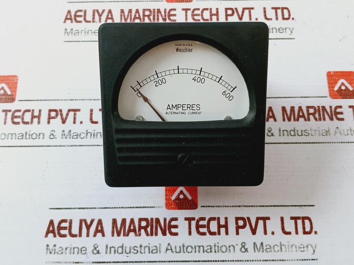 Weschler Electric 291b280a21 Panel Gauge 0-600 Ac Ammeter