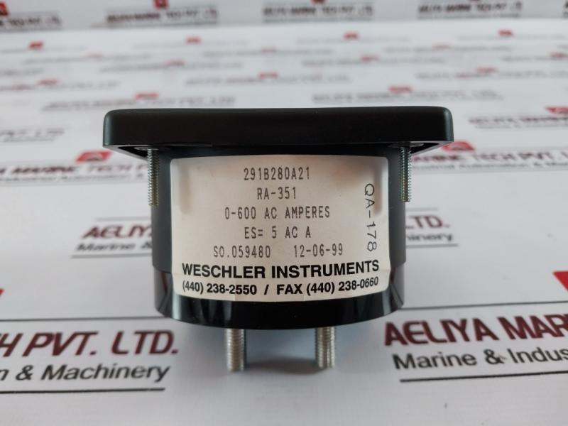 Weschler Ra-351 Alternating Current Ammeter 291b280a21