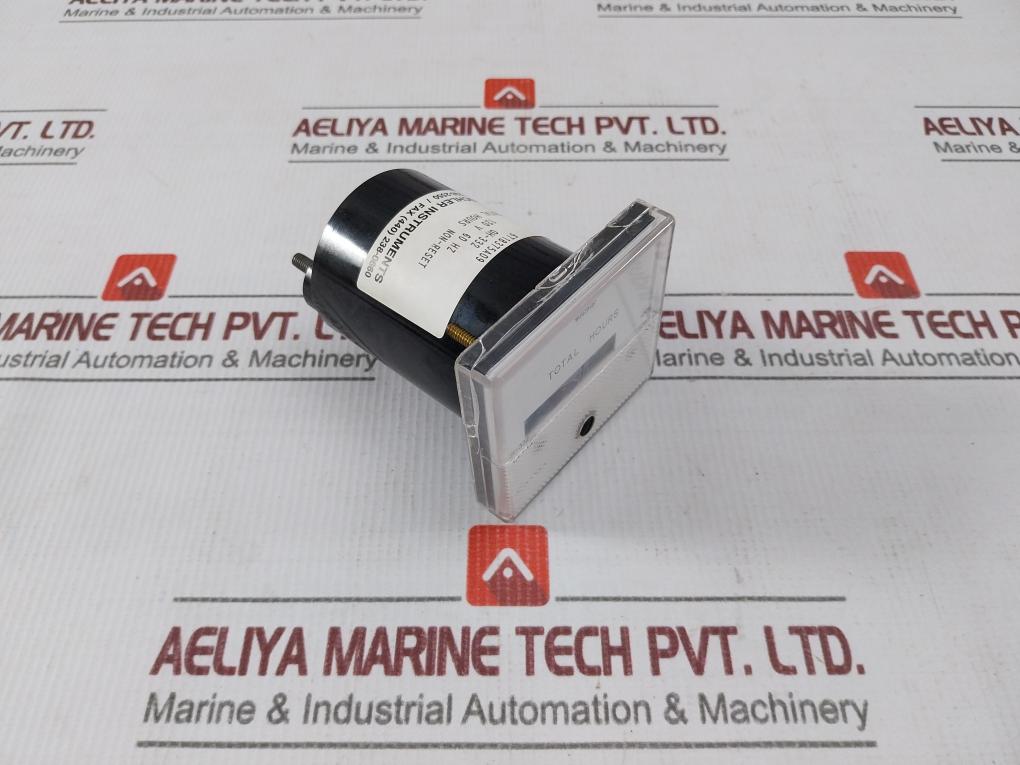 Weschler Instruments 671B375A09 Hour Meter 0-99,999 Hrs 120V 60 Hz