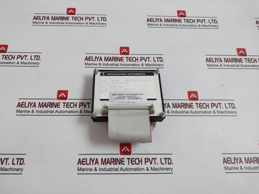 Weschler/nes Instruments Ard4484 Slimline Process Meter Display Rs232c/rs423