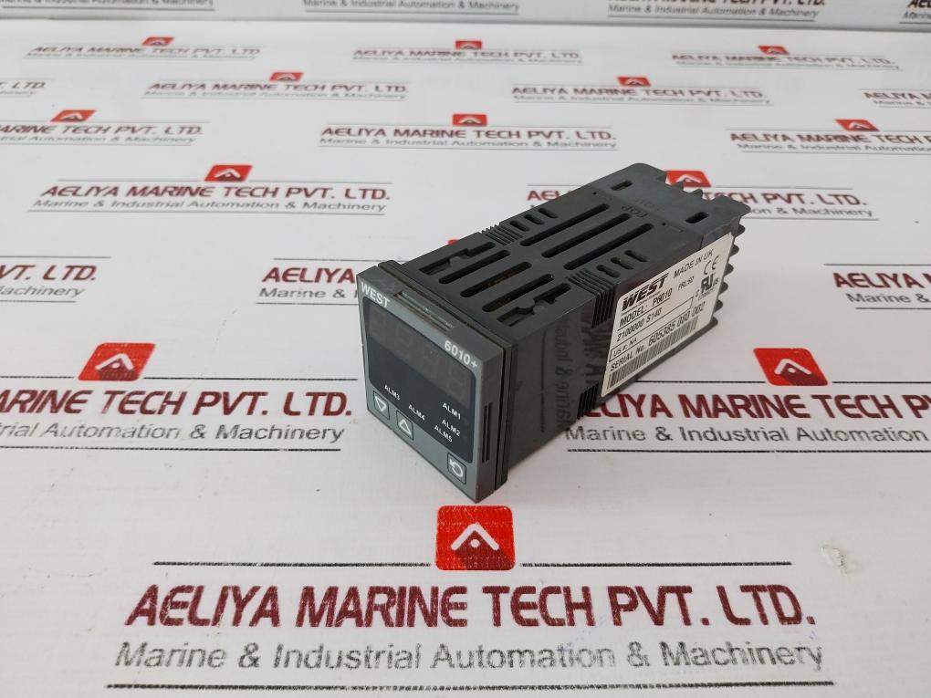 West 6010+ P6010 Digital Process Indicator 100-240vac 50/60hz 7.5va