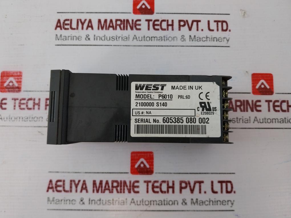 West 6010+ P6010 Digital Process Indicator 100-240vac 50/60hz 7.5va