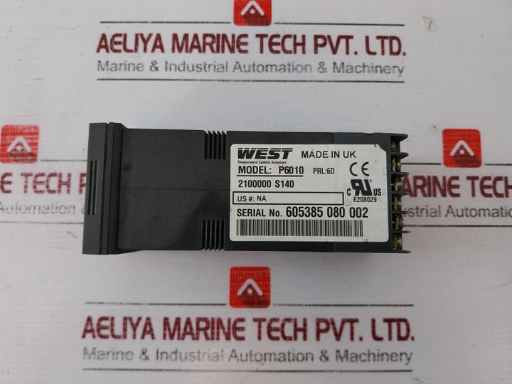 West 6010+ P6010 Digital Process Indicator 100-240vac 50/60hz 7.5va