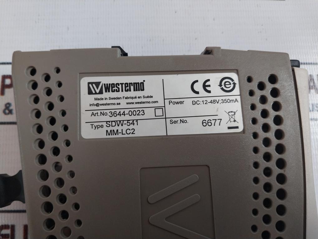 Westermo Sdw-541 Mm-lc2 Ethernet Switch