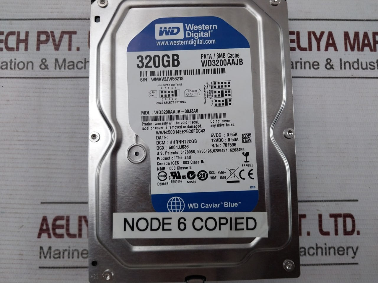Western Digital Wd3200Aajb-00J3A0 Hard Disk Drive 320Gb Pata/8Mb Cache