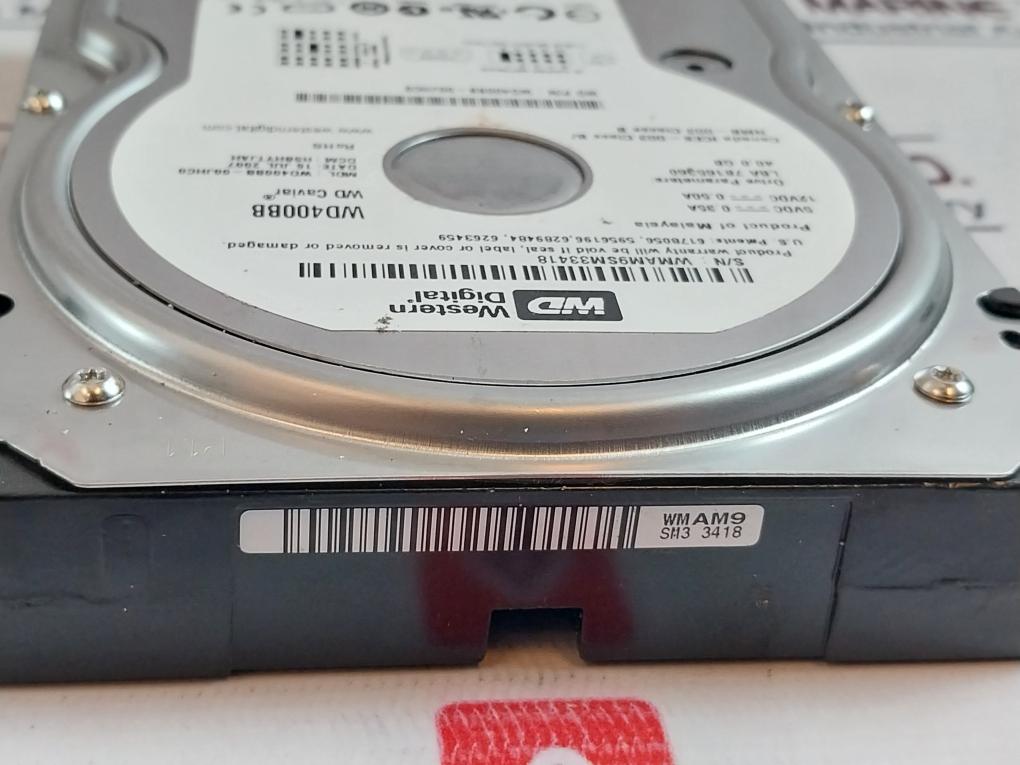 Western Digital Wd400Bb-00Jhco Hard Disk