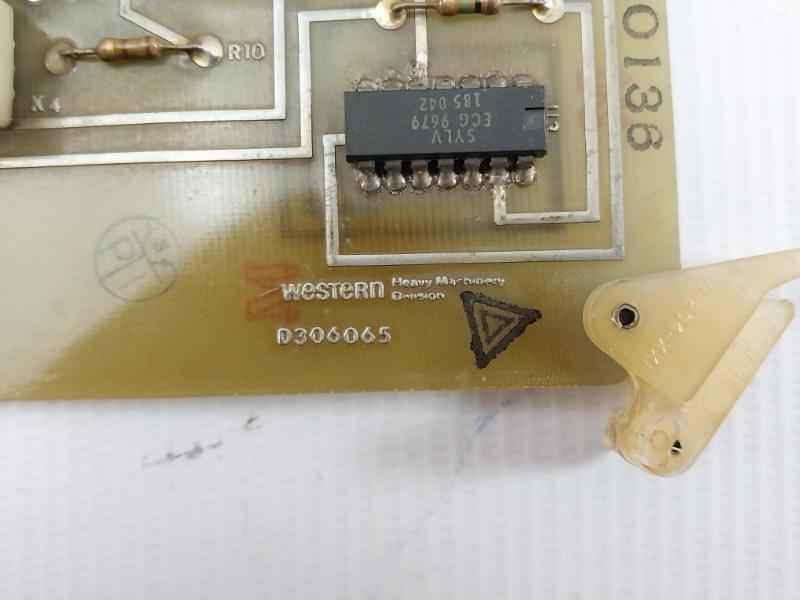 Western Logic Control Relay Card D306065