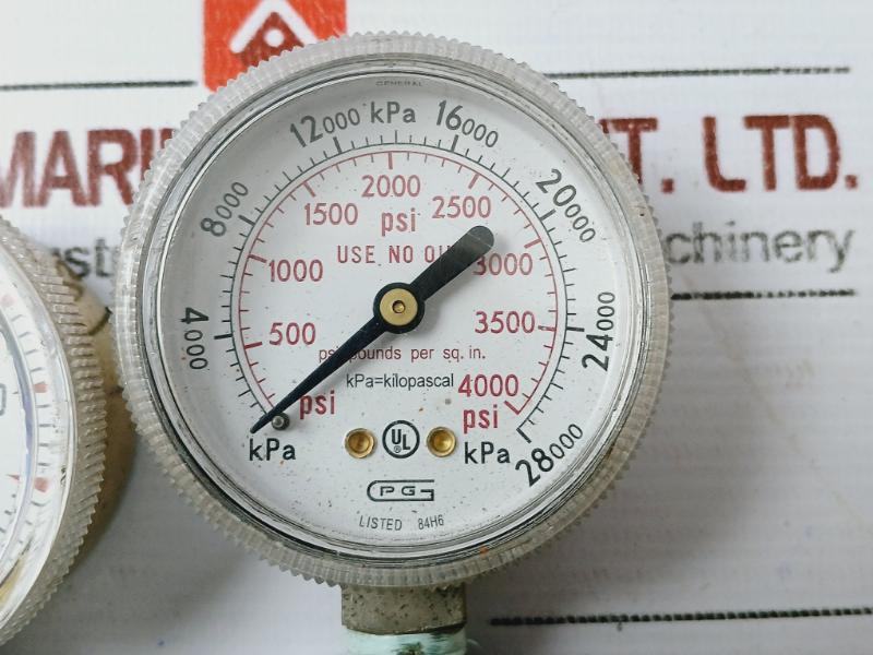 Western Medica M1-540-pg Compressed Gas Regulator W/ High Pressure Gauge