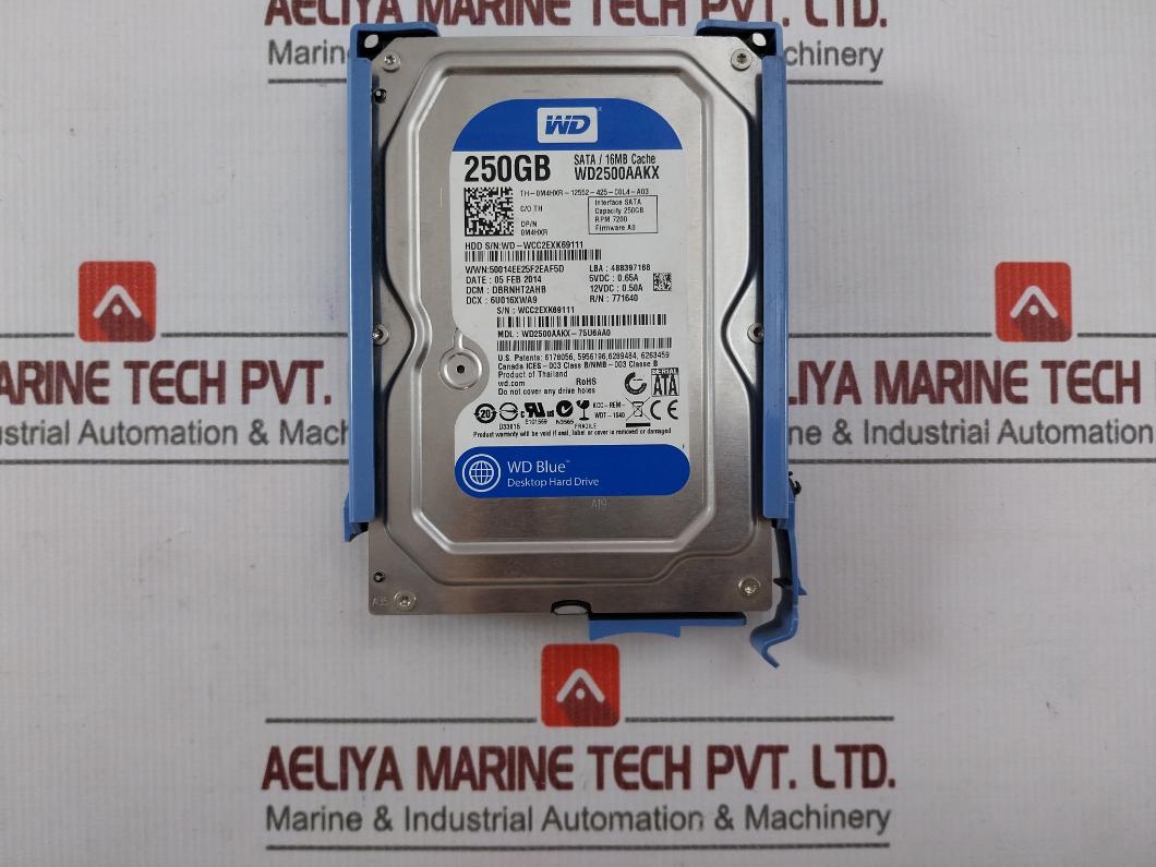 Western Digital Wd2500Aakx-75U6Aa0 Internal Hard Disk Drive 250Gb 7200Rpm