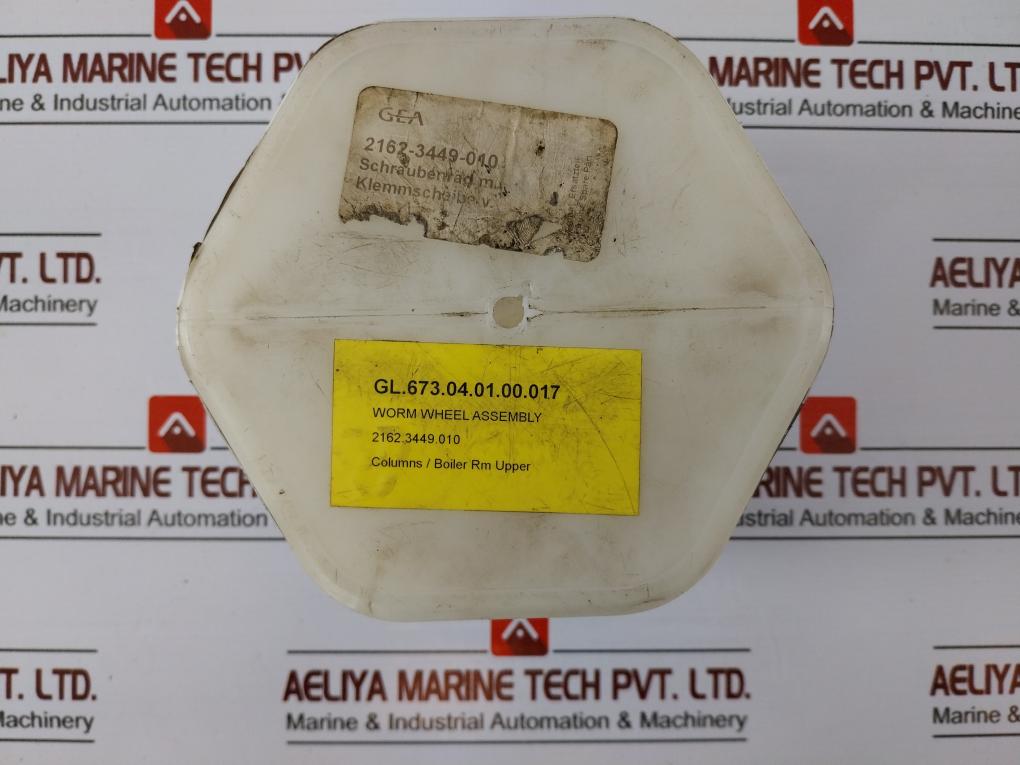 Westfalia Separator 2162-3449-010 Worm Wheel With Clamp Disks