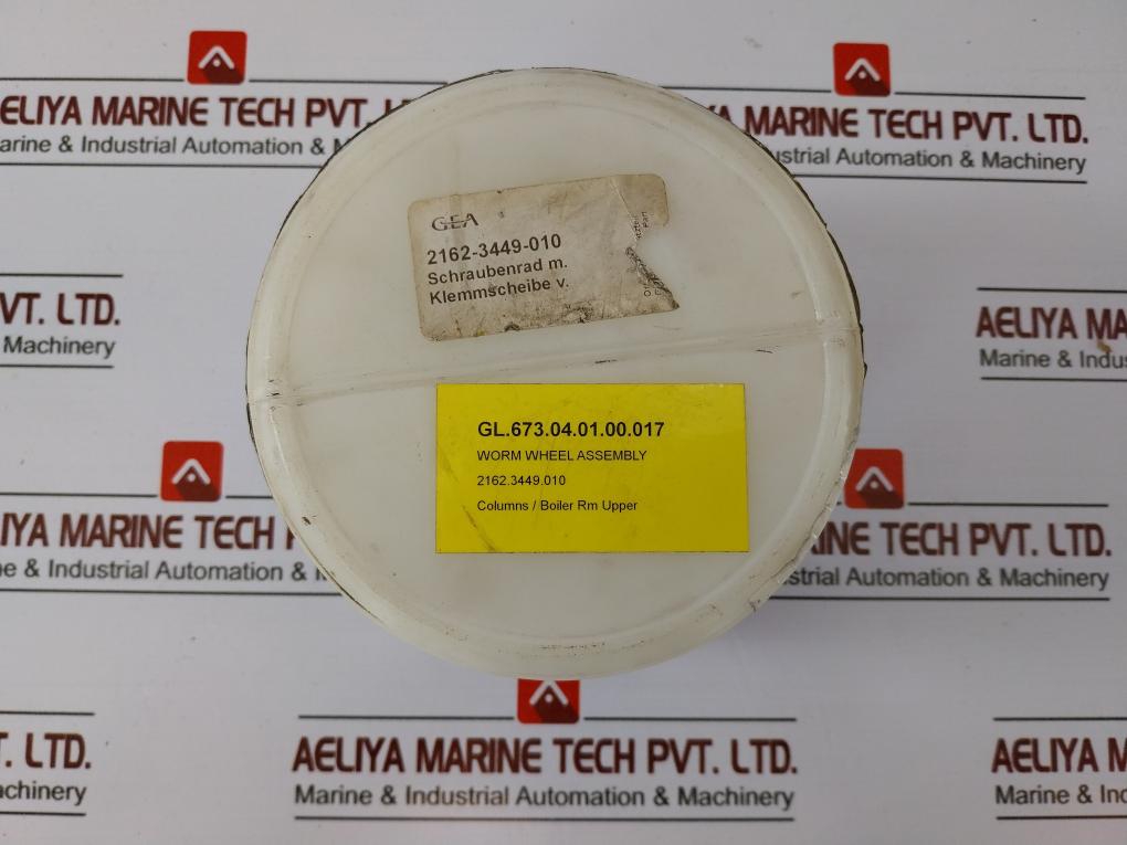 Westfalia Separator 2162-3449-010 Worm Wheel With Clamp Disks