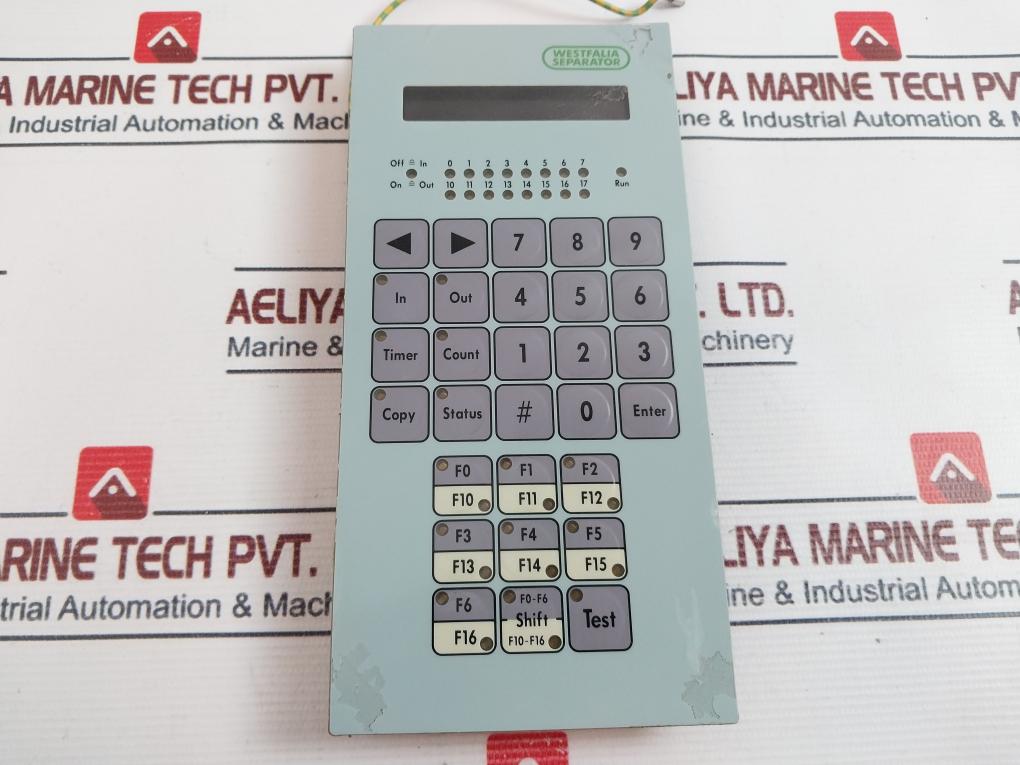 Westfalia Separator 807-25/A Lcd Keypad Only