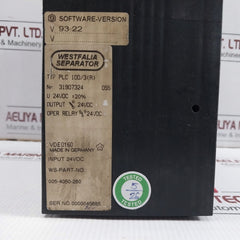 Programmable Logic Controller Westfalia Separator Plc 100/3(A)