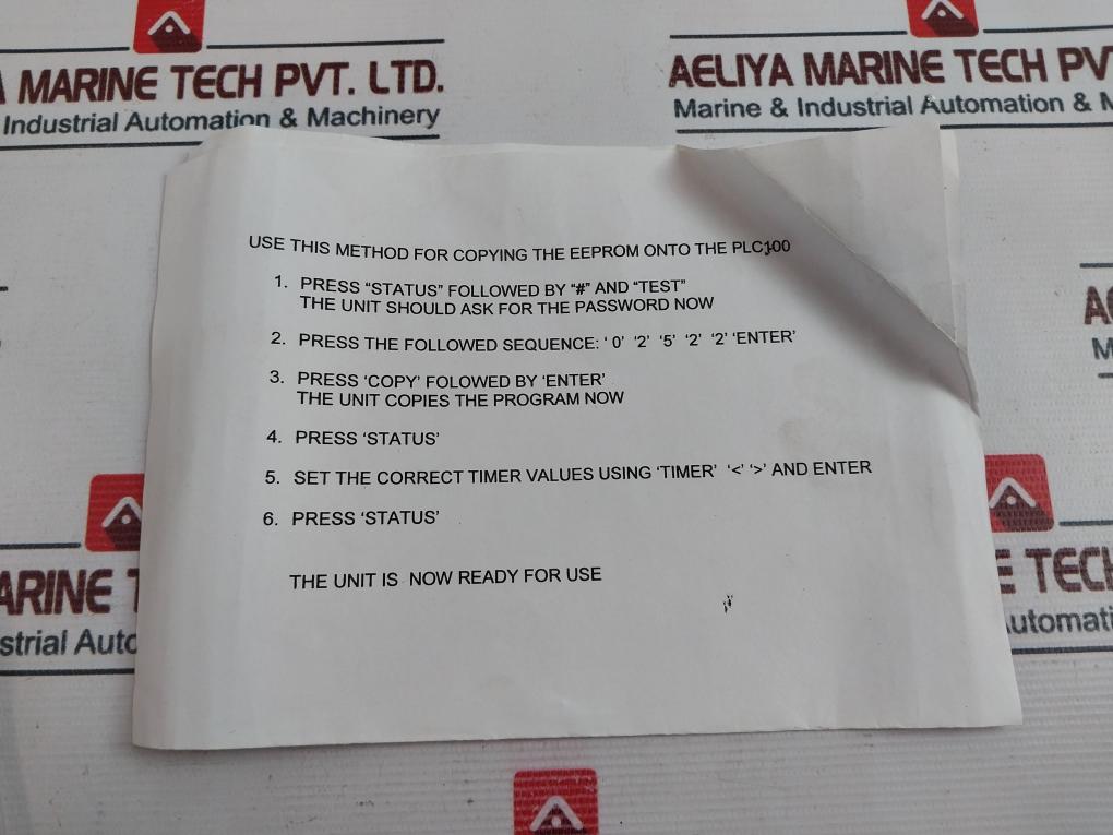 Westfalia Separator Plc 100/3(C) Controller