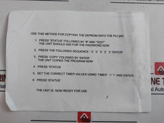 Westfalia Separator Plc 100/3(C) Controller 31907324