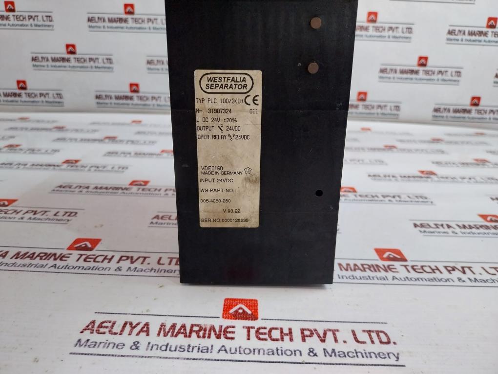 Westfalia Separator PLC 100/3(D) Programmable Logic Controller