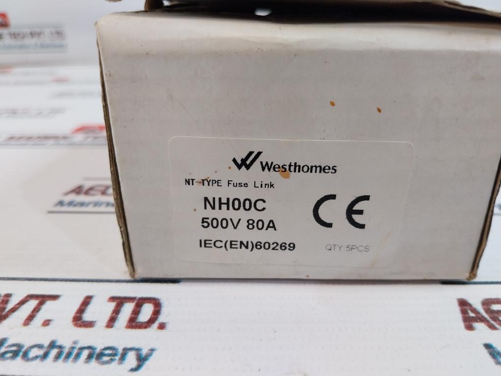 Westhomes NH00C Fuse Link GG-GL 80A 500V